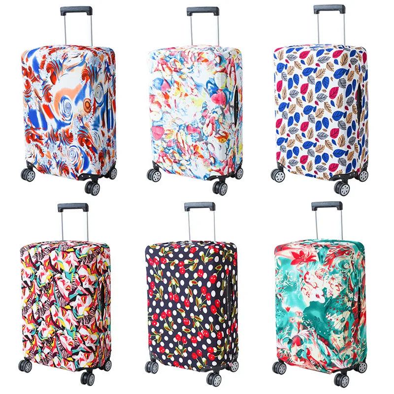 HMUNII Luggage Protective Cover For 18 to 30 inch Trolley suitcase Elastic Dust Bags Case Travel Accessories Supplies Item A1-16 | Багаж и