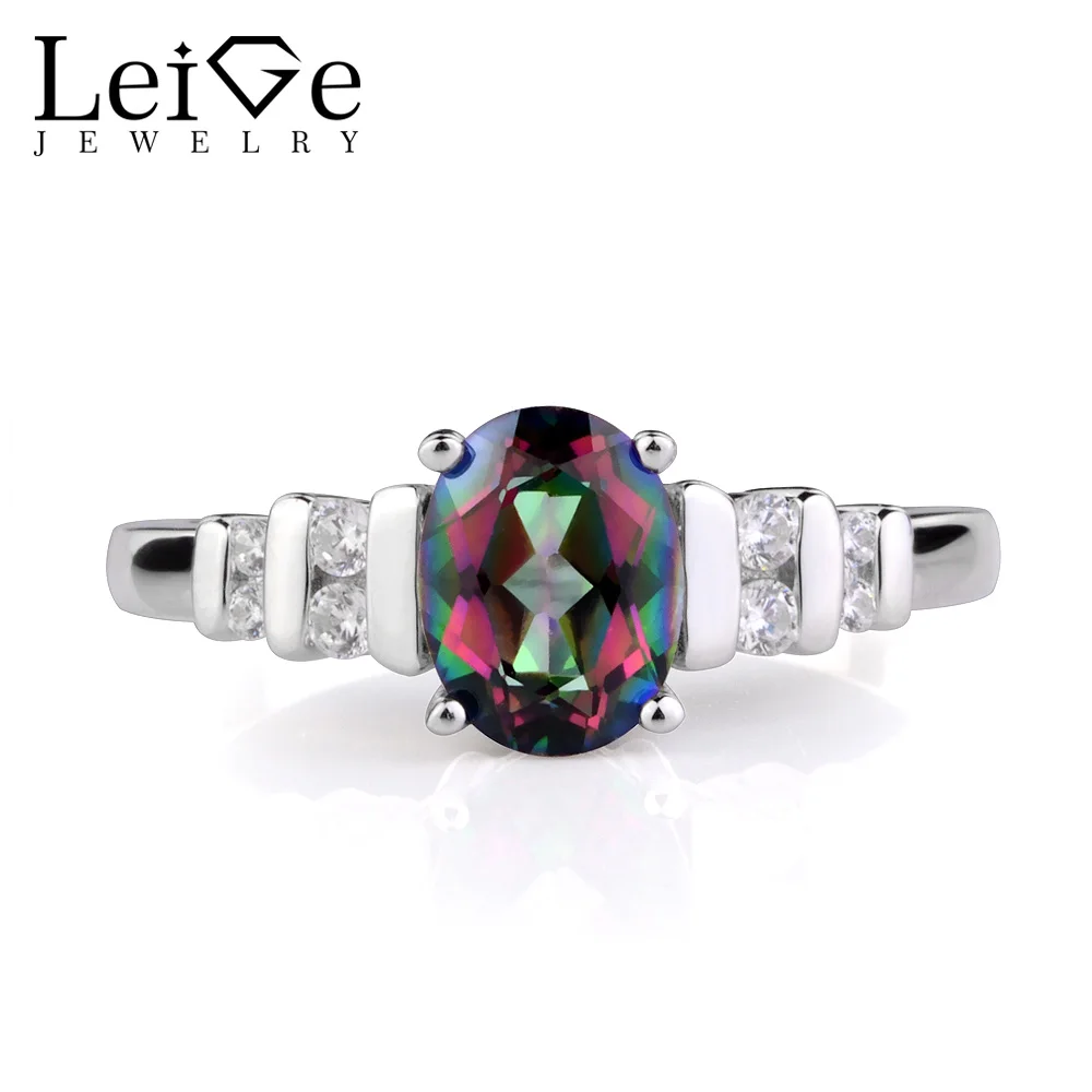 Leige Jewelry Rainbow Mystic Topaz Rings for Women Engagement Promise Ring Oval Cut Gemstone Sterling Silver 925 Fine Jewelry
Leige Jewelry Rainbow Mystic Topaz Rings for Women Engagement Promise Ring Oval Cut Gemstone Sterling Silver 925 Fine Jewelry