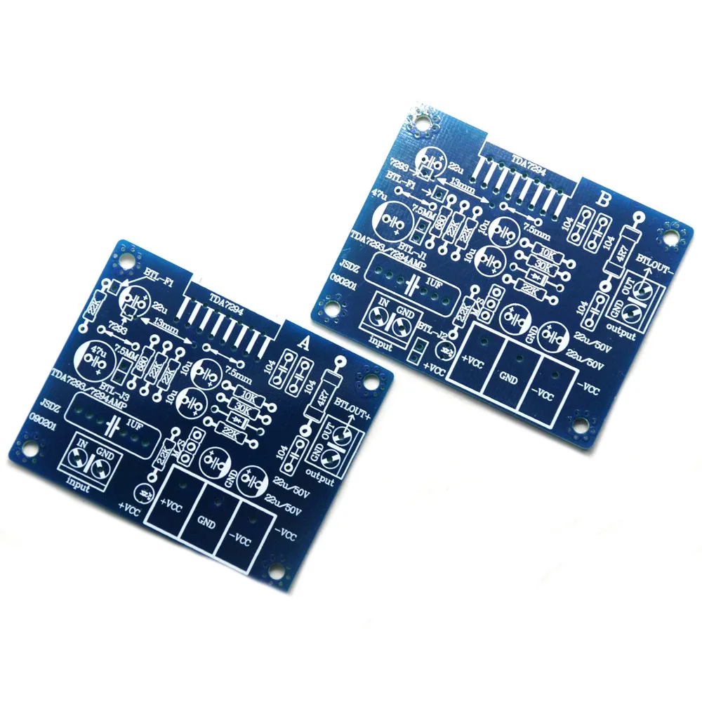 TDA7294 Dual-Channels Audio Power Amplifier Kit For DIY 60W+60W DC+/- 25V--+/-38V
TDA7294 Dual-Channels Audio Power Amplifier Kit For DIY 60W+60W DC+/- 25V--+/-38V