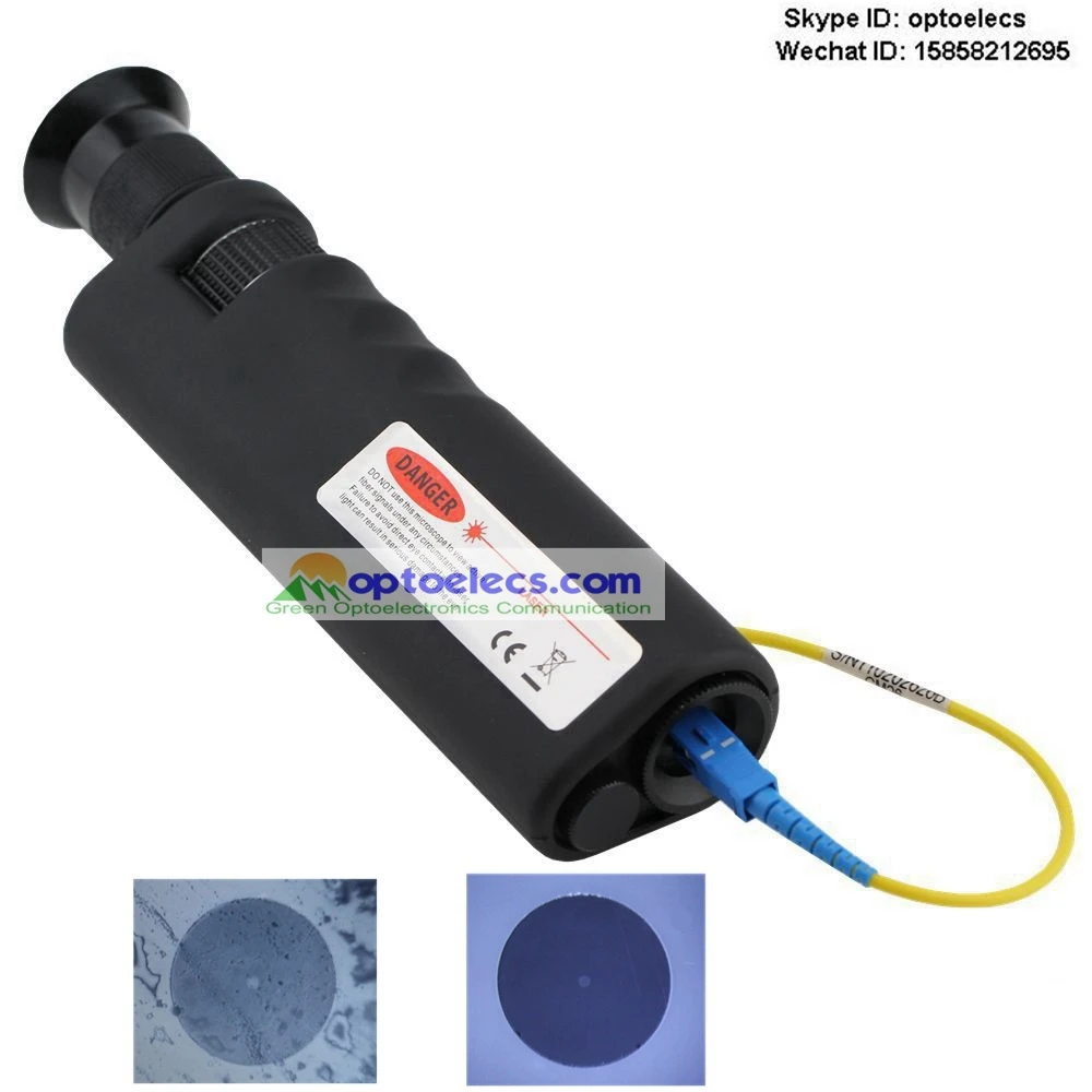 Free Shipping Handheld 400X Fiber Optic Inspection Microscope with 2.5mm&1.25mm Adapter For Fiber End-Face Inspection
Free Shipping Handheld 400X Fiber Optic Inspection Microscope with 2.5mm&1.25mm Adapter For Fiber End-Face Inspection