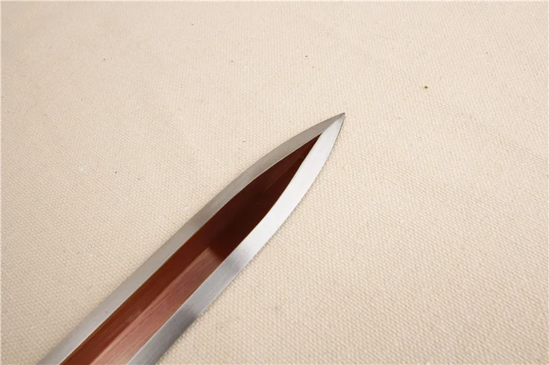 Chinese sword handmade copper fittings China swords spring steel antique collection hand grinding Han Dynasty gules
Chinese sword handmade copper fittings China swords spring steel antique collection hand grinding Han Dynasty gules