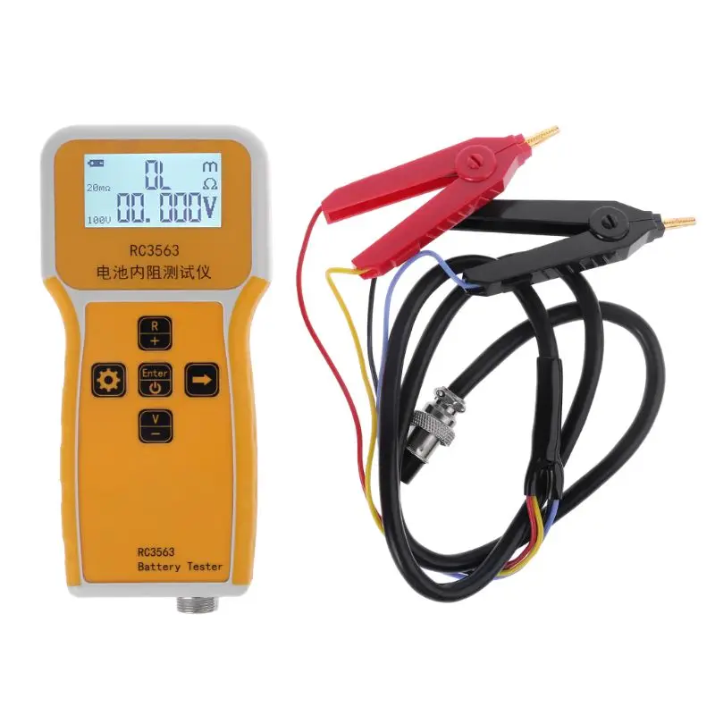 RC3563 Handheld Battery Internal Resistance Tester Analyzer for Car Vehicle Lead-acid Battery dry cell
RC3563 Handheld Battery Internal Resistance Tester Analyzer for Car Vehicle Lead-acid Battery dry cell