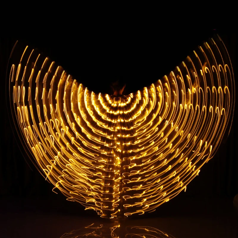Stage Performance Prop Women Dance Accessories Girls DJ LED Wings Light Up 360 Degrees 300pcs Lamps Gold Isis Wings
Stage Performance Prop Women Dance Accessories Girls DJ LED Wings Light Up 360 Degrees 300pcs Lamps Gold Isis Wings