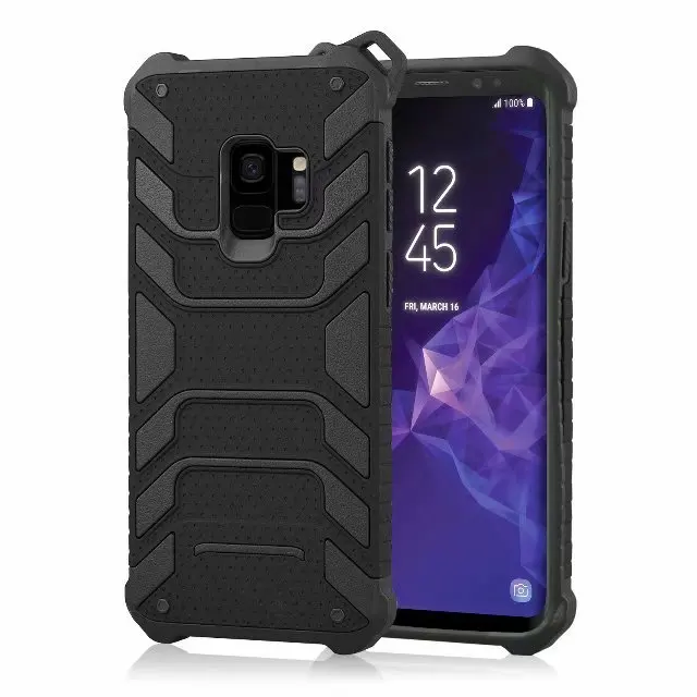 Ударопрочный чехол для телефона Samsung S9 S8 Plus S7Edge роскошный армированный ТПУ + ПК