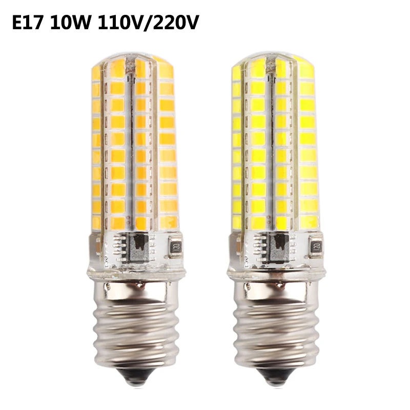 High power 360 degree 110V 80pcs led smd 2835 E17 led bulb lamp 220v led E17 10w Dimmable silicone body Replace Halogen Lamp
High power 360 degree 110V 80pcs led smd 2835 E17 led bulb lamp 220v led E17 10w Dimmable silicone body Replace Halogen Lamp