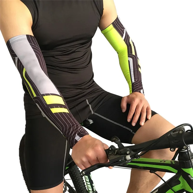 Riding cuffs comfortable summer sun protection equipment basketball volleyball running riding breathable arm sleeve | Спорт и
