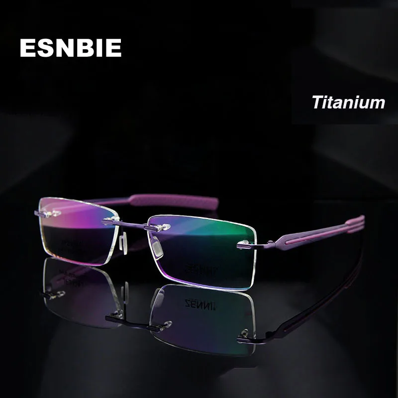 Fashion Neon Colorful Titanium Eyeglasses Rimless Glasses Frame Women Prescription Eyewear in Optical Lens Rx Eye Glasses Frames
Fashion Neon Colorful Titanium Eyeglasses Rimless Glasses Frame Women Prescription Eyewear in Optical Lens Rx Eye Glasses Frames