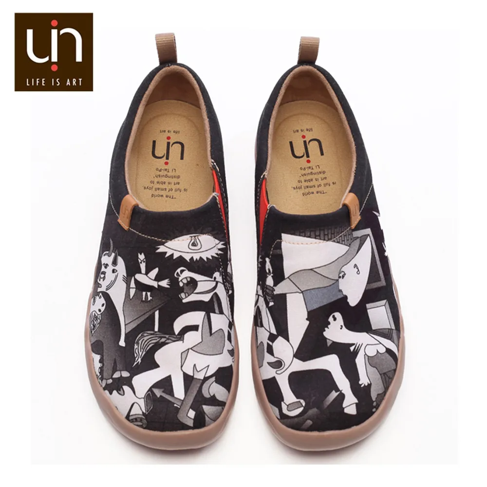 UIN Canvas Loafers Women Secondary Element Design Painted Round Toe Travel Flat Shoes Slip-on Sneakers
UIN Canvas Loafers Women Secondary Element Design Painted Round Toe Travel Flat Shoes Slip-on Sneakers