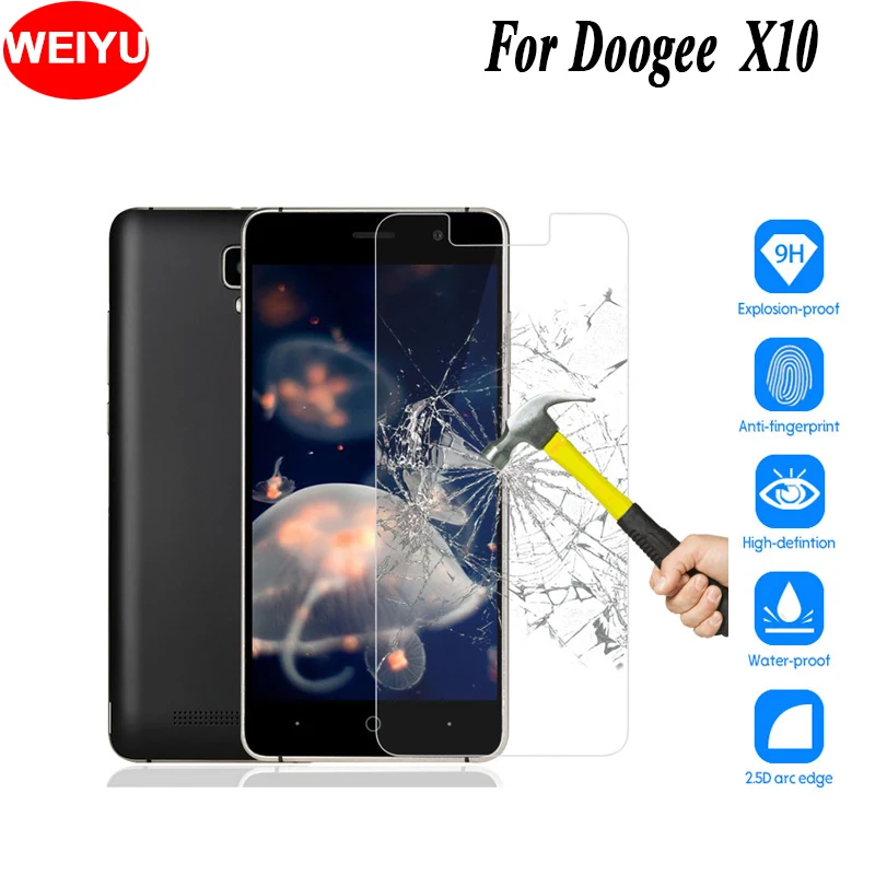 Ультратонкая пленка WEIYU для телефона Doogee X10 5 0 дюйма Для защитное закаленное