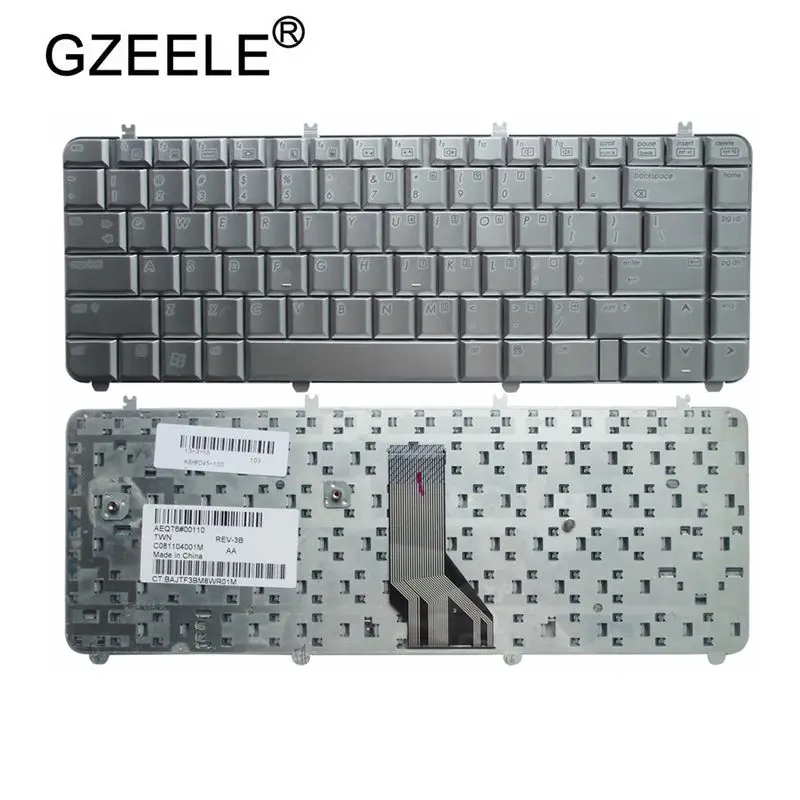 Клавиатура GZEELE для ноутбука HP Pavilion, английская клавиатура для ноутбука HP Pavilion, 1219, 1218TX, 1219TX, AEQT6700210, QT6A, серебристая, сша
Клавиатура GZEELE для ноутбука HP Pavilion, английская клавиатура для ноутбука HP Pavilion, 1219, 1218TX, 1219TX, AEQT6700210, QT6A, серебристая, сша