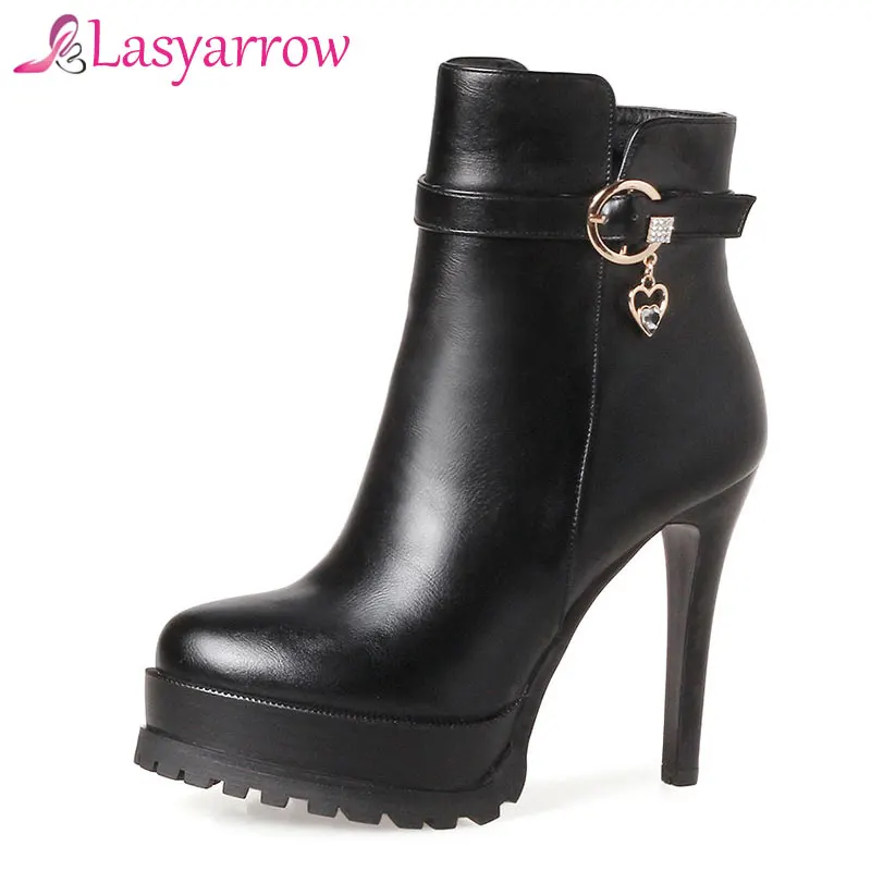 Lasyarrow Winter Warm Matin Boots High Heels Platform Shoes Woman Casual Botas Feminina Fashion Zipper Zapatos Mujer RM072
Lasyarrow Winter Warm Matin Boots High Heels Platform Shoes Woman Casual Botas Feminina Fashion Zipper Zapatos Mujer RM072