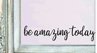 Be amazing Inspirational Quotes Wall Decal Motivational Vinyl Wall Stickers for Living Room Study Room Home Office Decor
Be amazing Inspirational Quotes Wall Decal Motivational Vinyl Wall Stickers for Living Room Study Room Home Office Decor