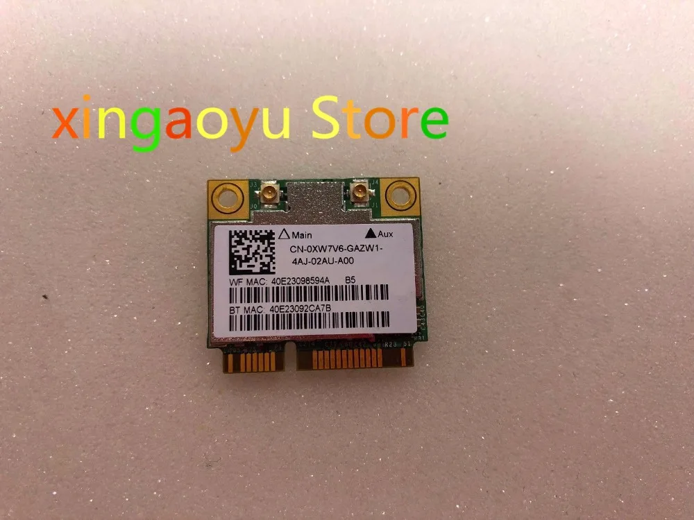 For Broadcom BCM4352 Wireless-AC Dual Band 802.11 acabgn + Bluetooth 4.0 - XW7V6 0XW7V6 CN-0XW7V6
For Broadcom BCM4352 Wireless-AC Dual Band 802.11 acabgn + Bluetooth 4.0 - XW7V6 0XW7V6 CN-0XW7V6