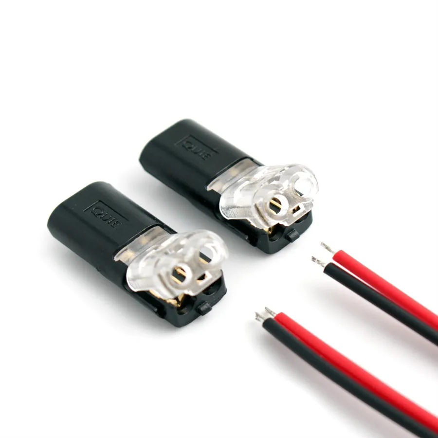 10pcs/lot Spring Led Strip Connector 2 pin Cable Wire Connector Quick Connect Cable Clamp Terminal Block 2 Way Easy
10pcs/lot Spring Led Strip Connector 2 pin Cable Wire Connector Quick Connect Cable Clamp Terminal Block 2 Way Easy