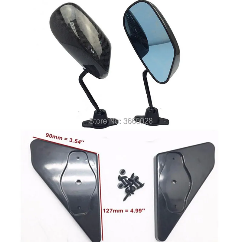 F1 Style professional racing mirror Carbon Fiber look Side Mirror Blue Mirror With Universal Fitment Left Right 2 Pieces
F1 Style professional racing mirror Carbon Fiber look Side Mirror Blue Mirror With Universal Fitment Left Right 2 Pieces