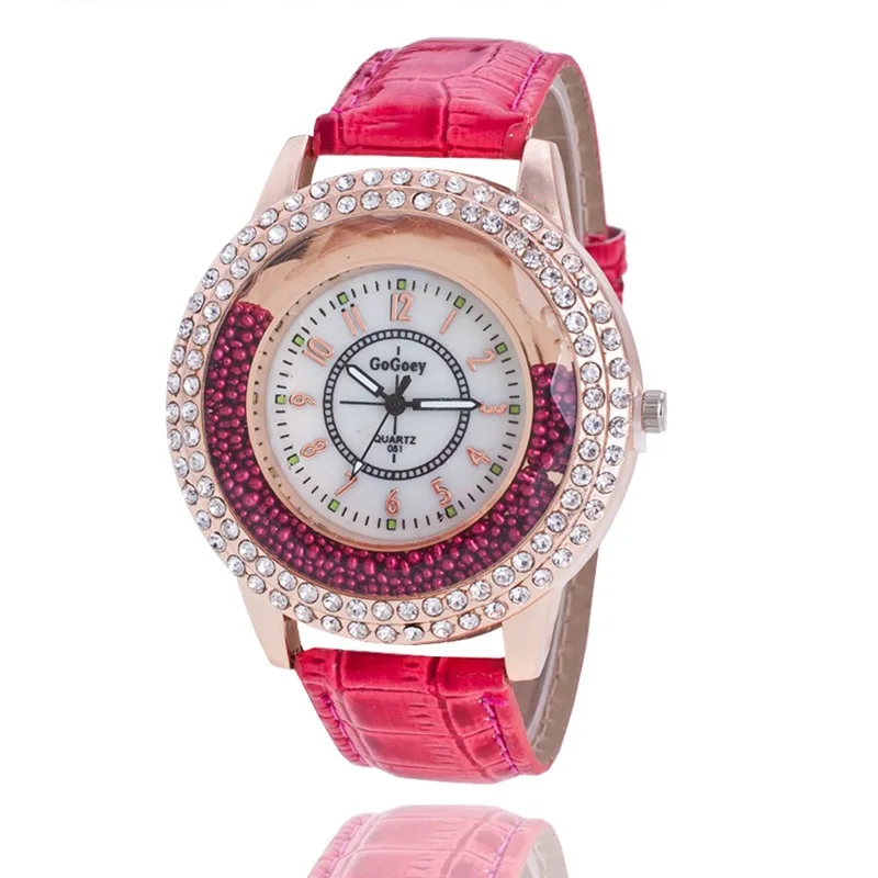 Luxury Bing Diamond Ladies Watch Women Fashion Rose Gold Watches Casual Red Leather Quartz Woman Watch Female Clock Reloj Mujer
Luxury Bing Diamond Ladies Watch Women Fashion Rose Gold Watches Casual Red Leather Quartz Woman Watch Female Clock Reloj Mujer
