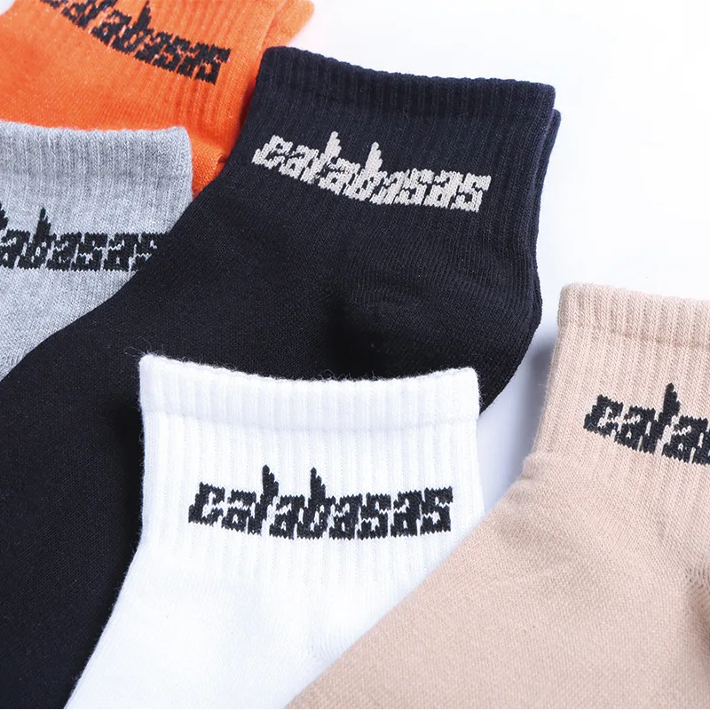 В стиле хип хоп с новым Для мужчин wo Носки калабасас Happy Meias Harajuku Calcetines Уличная