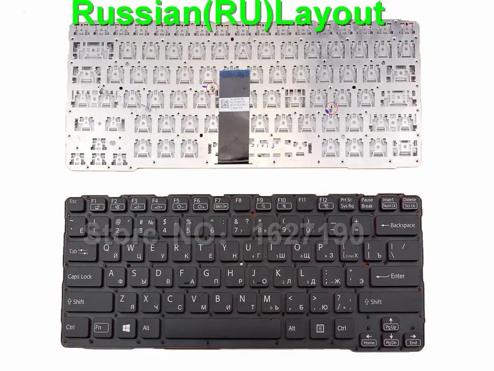 RU Russian Keyboard for SONY SVE14A BLACK Red side For Backlit version For Win8 New Laptop Keyboards PN:9Z.N6BBF.Q0R
RU Russian Keyboard for SONY SVE14A BLACK Red side For Backlit version For Win8 New Laptop Keyboards PN:9Z.N6BBF.Q0R