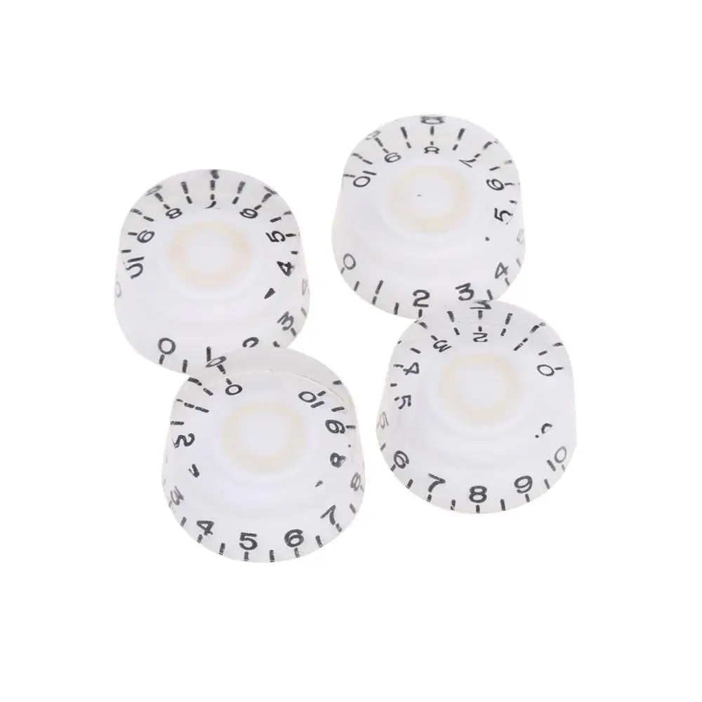 Musiclily Pro Imperial Inch Size Control Speed Knobs for USA Made Les Paul Style Electric Guitar, White (Set of 4)
Musiclily Pro Imperial Inch Size Control Speed Knobs for USA Made Les Paul Style Electric Guitar, White (Set of 4)