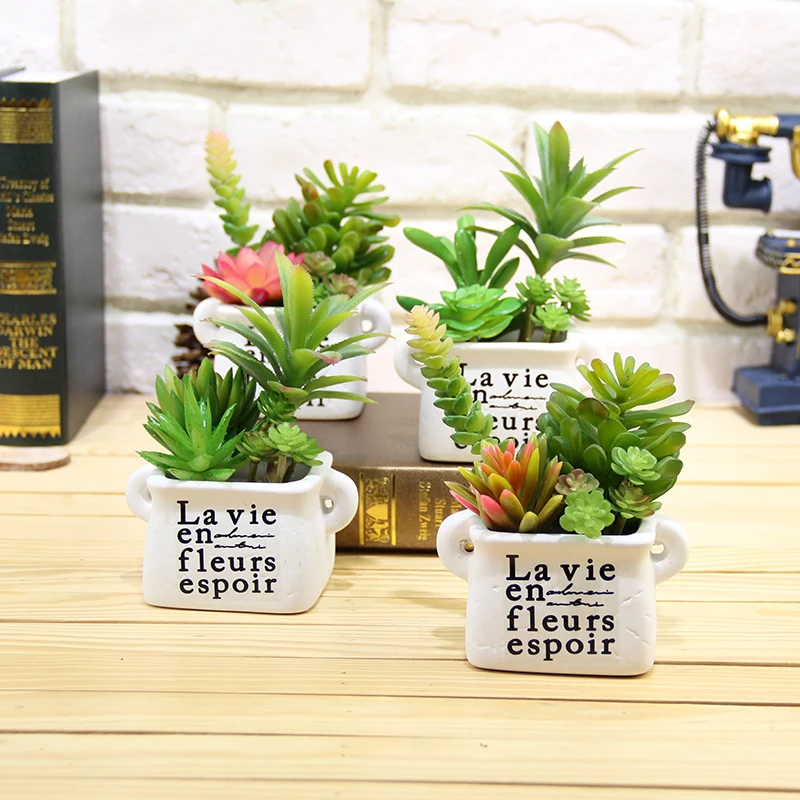 Artificial succulents Lifelike Mini Artificial Plants Fake Flower christmas wedding decorations for home plantas artificiales
Artificial succulents Lifelike Mini Artificial Plants Fake Flower christmas wedding decorations for home plantas artificiales