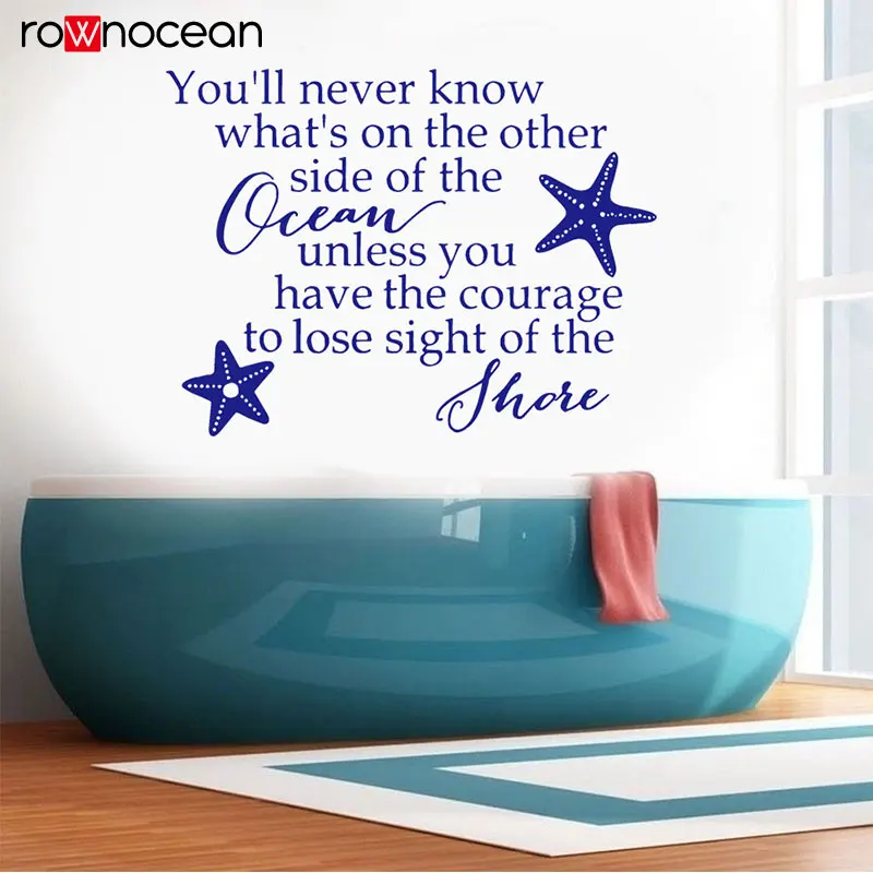 You'll Never Know What's On The Other Side Of The Ocean Quotes Decal Seashell Decoration Inspiration Quotes Vinyl Sticker 3031
You'll Never Know What's On The Other Side Of The Ocean Quotes Decal Seashell Decoration Inspiration Quotes Vinyl Sticker 3031