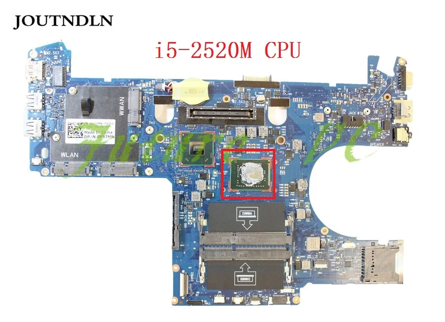 Материнская плата JOUTNDLN для ноутбука Dell Latitude E6220 R97MN 0R97MN CN встроенная графика DDR3 W i5