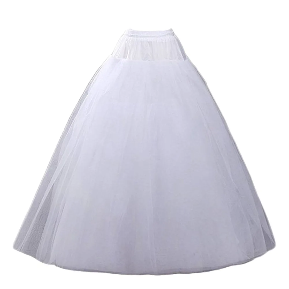 White 4 Layers Tulle A-Line Wedding Dresses Petticoat Crinoline Slips Underskirts Half Slips Skirt In Stock
White 4 Layers Tulle A-Line Wedding Dresses Petticoat Crinoline Slips Underskirts Half Slips Skirt In Stock