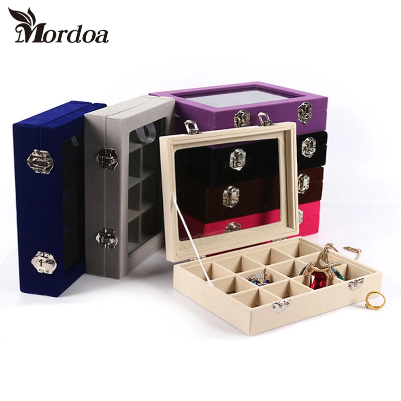 Mordoa 12 Grids Black Rose Red Velvet Jewelry Box Rings Earrings Necklaces Makeup Holder Case Organizer Women Jewelery Storage
Mordoa 12 Grids Black Rose Red Velvet Jewelry Box Rings Earrings Necklaces Makeup Holder Case Organizer Women Jewelery Storage