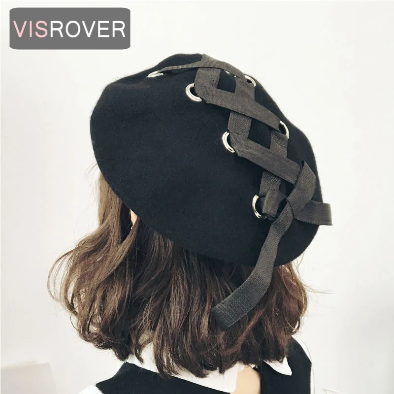 VISROVER New Sweet Cute Berets Women Winter Hats Soft Macaron color Ribbon Woolen Lolita Beret classical Soft Straps Cross Bow
VISROVER New Sweet Cute Berets Women Winter Hats Soft Macaron color Ribbon Woolen Lolita Beret classical Soft Straps Cross Bow