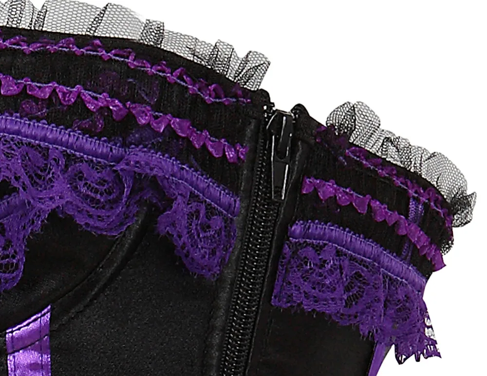 WOMEN'S sexy overbust corset dress suit and Stripe WAIST slimming Bustier and mini skirt Showgirl Clubwear lingerie
WOMEN'S sexy overbust corset dress suit and Stripe WAIST slimming Bustier and mini skirt Showgirl Clubwear lingerie