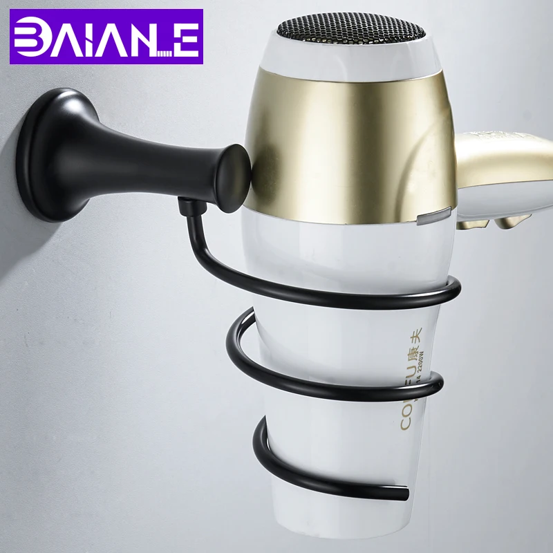Black Hair Dryer Holder Stainless Steel Wall Mounted Bathroom Shelf Hair Dryer Rack Holder Bathroom Shelf Storage Save Space
Black Hair Dryer Holder Stainless Steel Wall Mounted Bathroom Shelf Hair Dryer Rack Holder Bathroom Shelf Storage Save Space