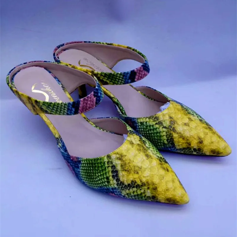 WENZHAN Hot sale yellow snake PU leather 7CM short heel fashion soft shoes pointed toe With Matching Clutch Bags Sets 079-19
WENZHAN Hot sale yellow snake PU leather 7CM short heel fashion soft shoes pointed toe With Matching Clutch Bags Sets 079-19
