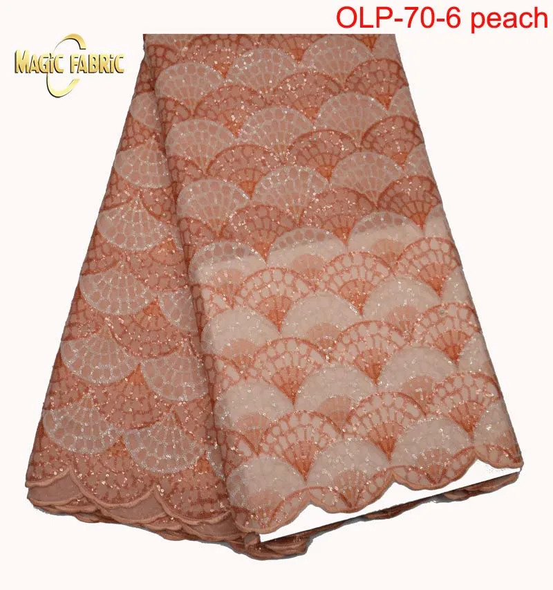 African double organza lace fabrics High Quality Full Sequins Embroidered in African French lace fabric OLP-70
African double organza lace fabrics High Quality Full Sequins Embroidered in African French lace fabric OLP-70