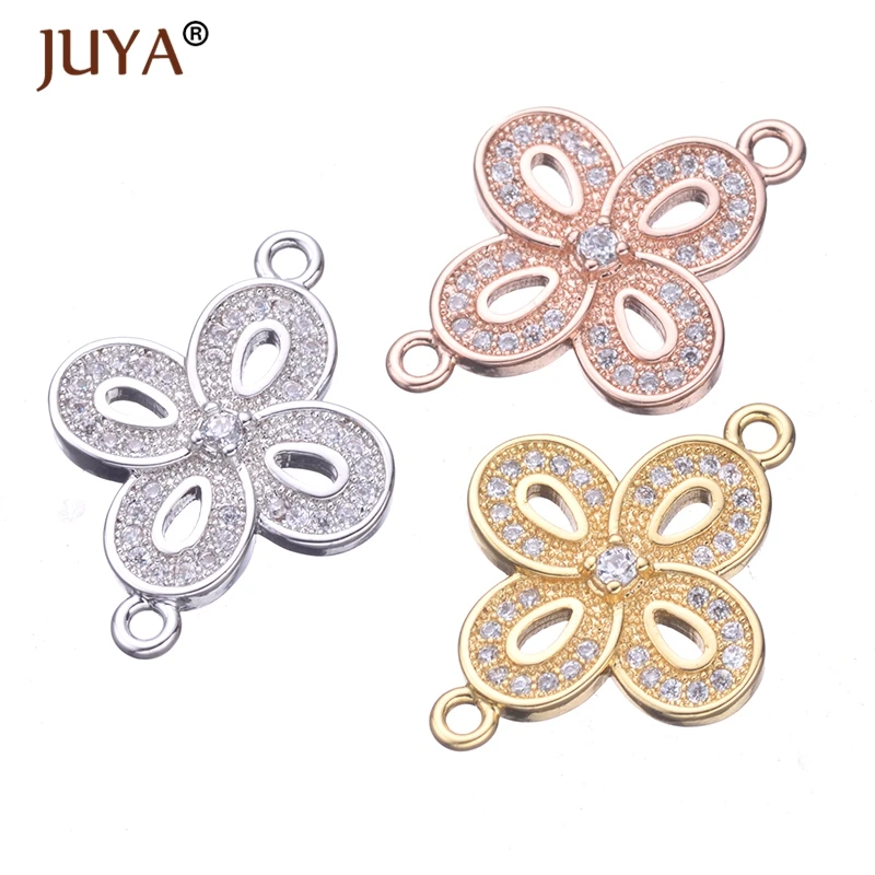 Fashion Micro Pave CZ Flower Charm Connectors For Jewelry Making Components Hand made DIY Bracelet Necklace Earrings Accessories
Fashion Micro Pave CZ Flower Charm Connectors For Jewelry Making Components Hand made DIY Bracelet Necklace Earrings Accessories