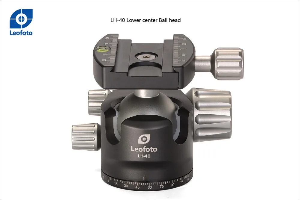 

Aluminum Alloy Camera Tripod Ball Head low profile LH-40 compatible for Gitzo for Manfrotto Sunwayfoto tripod XB-44 RRS BH-40