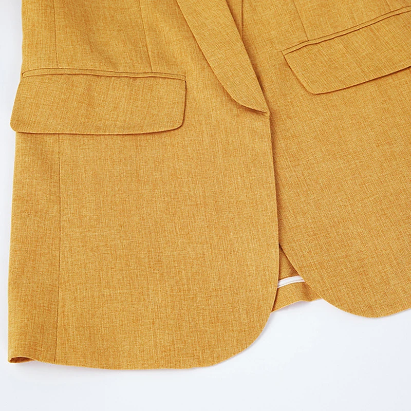 Casual Solid Color 2 Piece Set Women Jacket Skirt Suits Front Split Elastic High Waist Skirt Female 7-Point Sleeve Lady Uniform
Casual Solid Color 2 Piece Set Women Jacket Skirt Suits Front Split Elastic High Waist Skirt Female 7-Point Sleeve Lady Uniform
