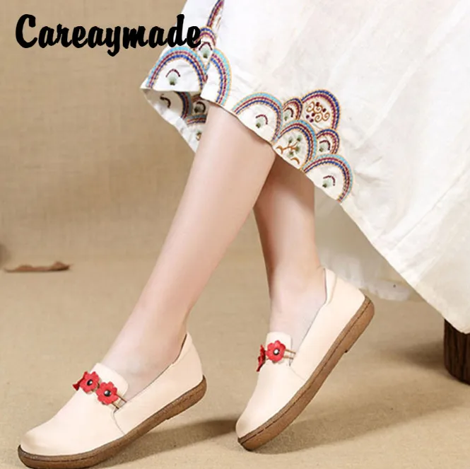 Careaymade-Spring New Top Cowhide Single Shoes Women Retro Leisure Round Head Flat Bottom Mom Shoes Comfortable Lazy Shoe Women
Careaymade-Spring New Top Cowhide Single Shoes Women Retro Leisure Round Head Flat Bottom Mom Shoes Comfortable Lazy Shoe Women
