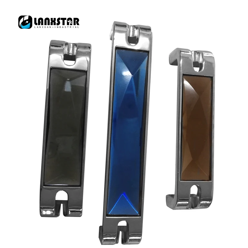 New Luxury 1.25" 3.75" 5" 6.3" Glass Dresser Drawer Chrome Blue Tawny Color Crystal Cupboard Cabinet Handle Pull Pitch-row Knobs
New Luxury 1.25" 3.75" 5" 6.3" Glass Dresser Drawer Chrome Blue Tawny Color Crystal Cupboard Cabinet Handle Pull Pitch-row Knobs