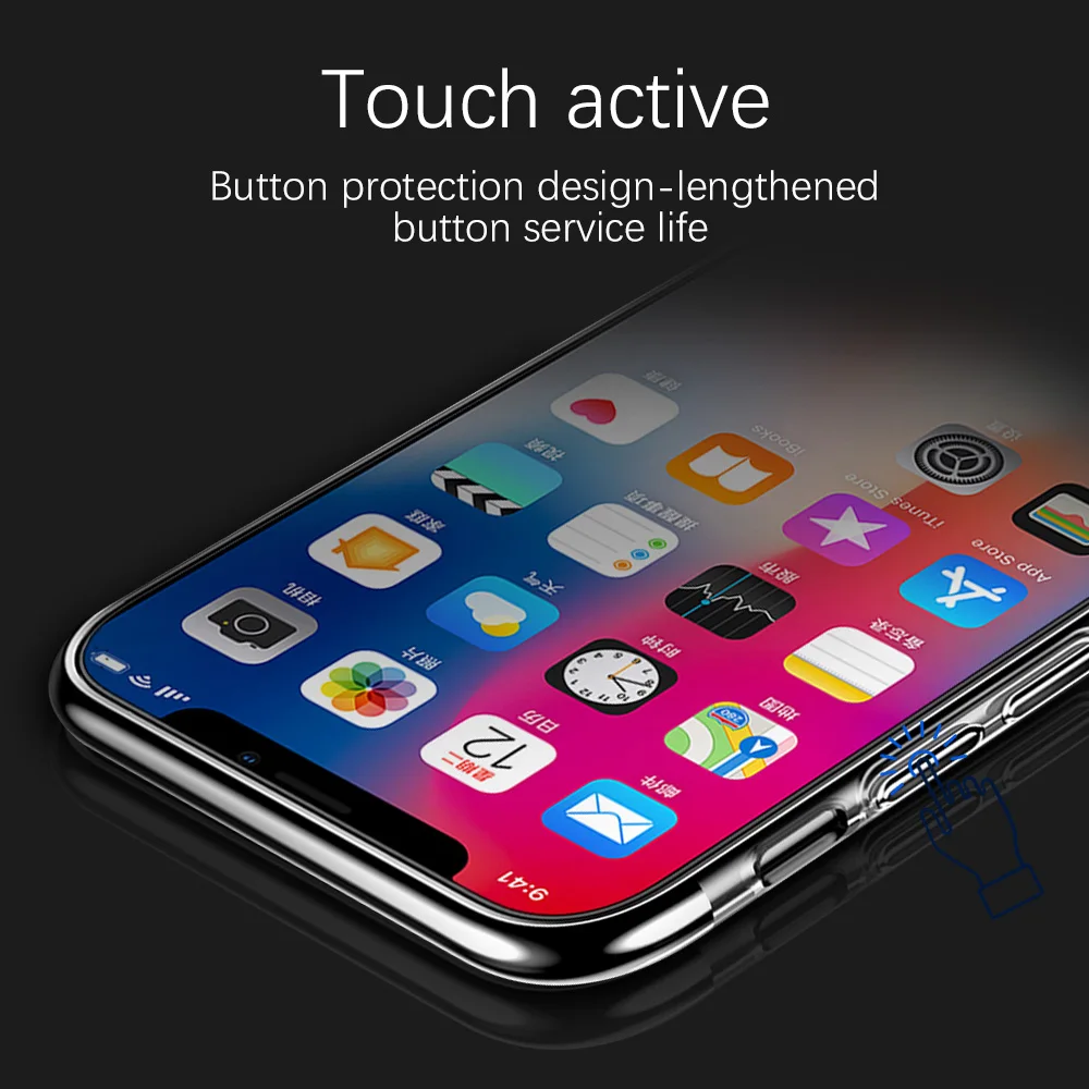 Чехол для Apple Iphone 11 Pro Max XS MAX XR X прозрачный мягкий чехол-подставка с кольцом на