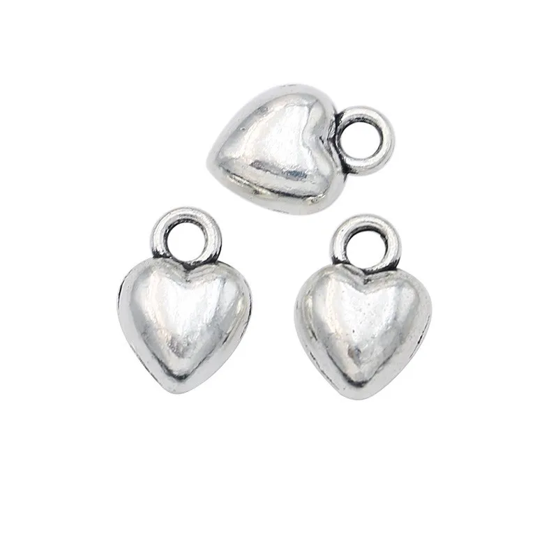 30pcs Antique Silver Plated Heart Charms Beads Pendants for Jewelry Making DIY Handmade 10x7mm D518
30pcs Antique Silver Plated Heart Charms Beads Pendants for Jewelry Making DIY Handmade 10x7mm D518