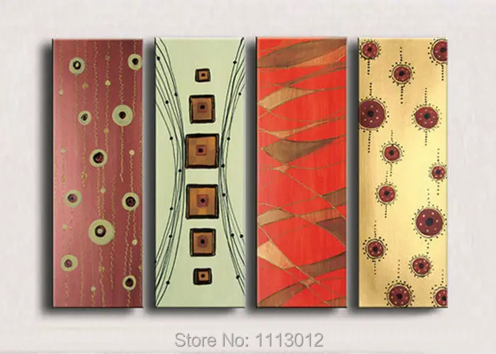 Hot Modern Four-color Line Egypt Totem Oil Painting On Canvas 4 Panel Arts Sets Home Abstract Wall Decor Picture for Living Room
Hot Modern Four-color Line Egypt Totem Oil Painting On Canvas 4 Panel Arts Sets Home Abstract Wall Decor Picture for Living Room