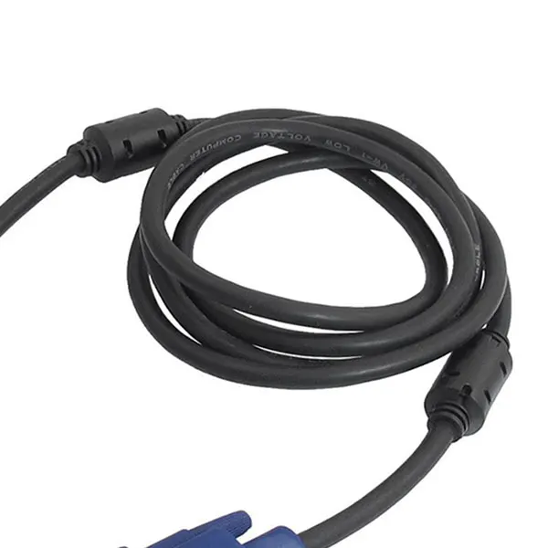 1.5M VGA 15 Pin Male to Plug Computer Monitor Cable Wire M/M Cord -Drop | Электроника
