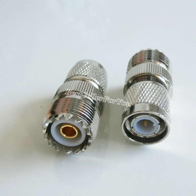 1Pcs TNC male plug to UHF female jack SO-239 straight RF Connector Converter Adapter
1Pcs TNC male plug to UHF female jack SO-239 straight RF Connector Converter Adapter