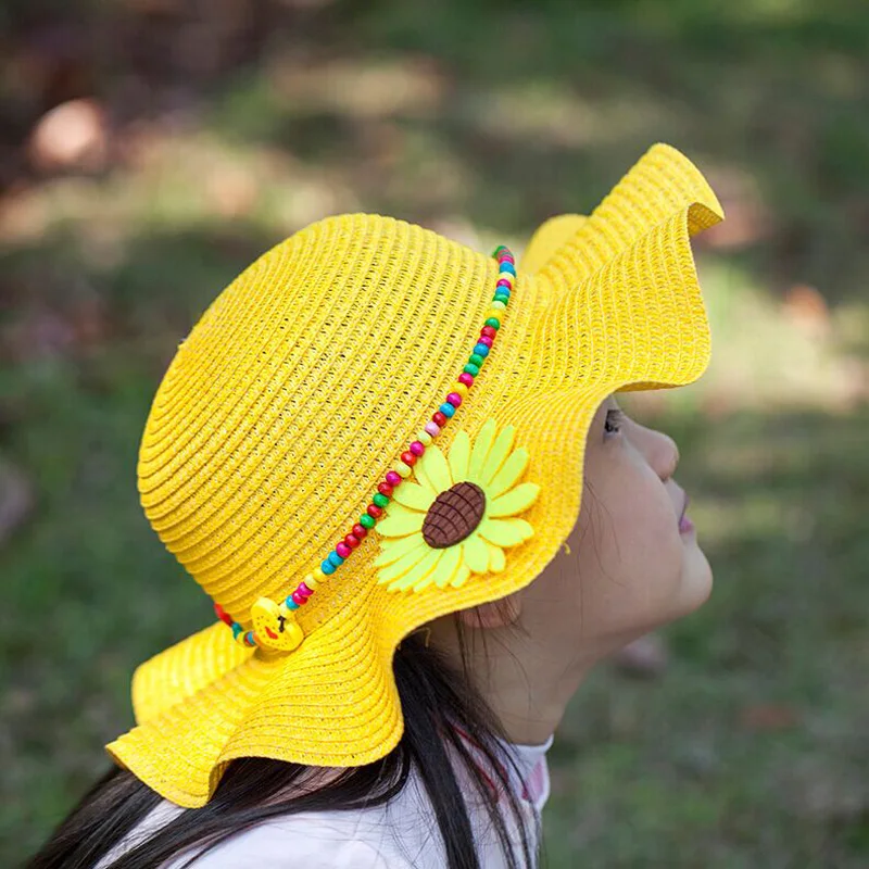 1 Pcs 2017 New Falbala Sunflower Children Sun Hats Spring Summer Beach Straw Hat Head circumference 52 cm 6138
1 Pcs 2017 New Falbala Sunflower Children Sun Hats Spring Summer Beach Straw Hat Head circumference 52 cm 6138