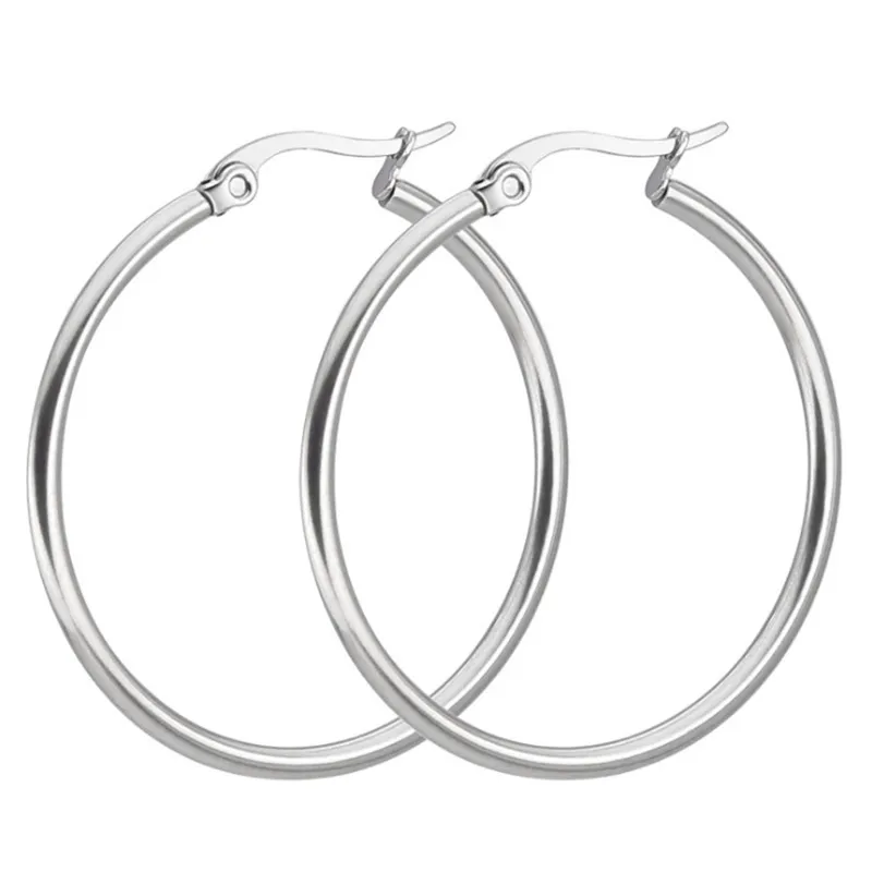New Punk big round Silver Color Stud Earrings For Women High Quality Stainless Steel Earrings Piercing Fashion Jewelry wholesale
New Punk big round Silver Color Stud Earrings For Women High Quality Stainless Steel Earrings Piercing Fashion Jewelry wholesale