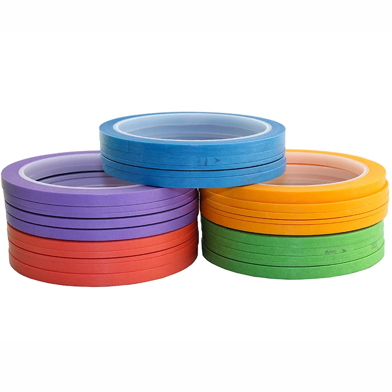 Mix Size Colorful Fineline Masking Tape Washi Tape Single Side Adhesive For Nail Art Or Pattern Making Draping Tape 25meter/Roll
Mix Size Colorful Fineline Masking Tape Washi Tape Single Side Adhesive For Nail Art Or Pattern Making Draping Tape 25meter/Roll