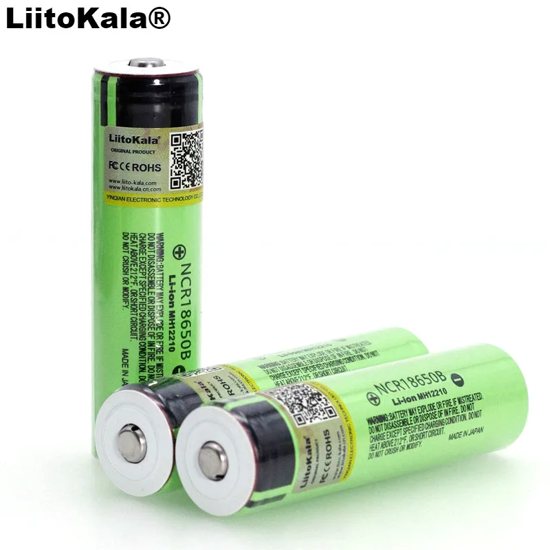 Литиевая аккумуляторная батарея Liitokala NCR18650B 3 7 в 3400 мАч 6 шт.|Перезаряжаемые