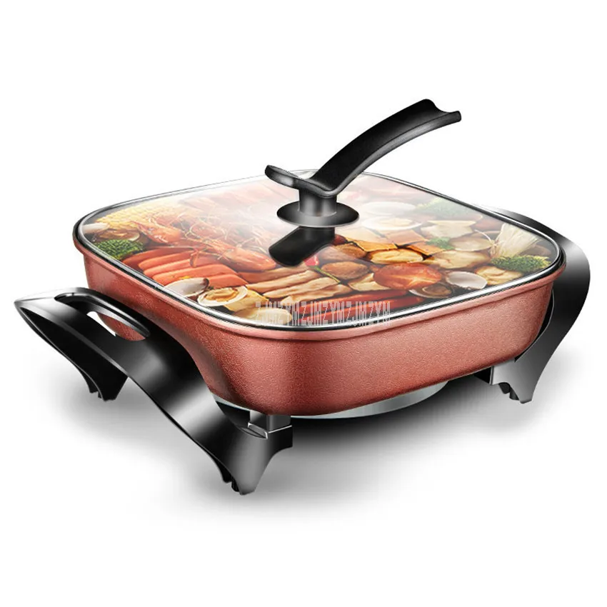 5L 1450 Вт многофункциональная электромашинка для тушеного мяса с Плита антипригарное покрытие сковородка для жарки Контроль температуры жар...
5L 1450 Вт многофункциональная электромашинка для тушеного мяса с Плита антипригарное покрытие сковородка для жарки Контроль температуры жар...