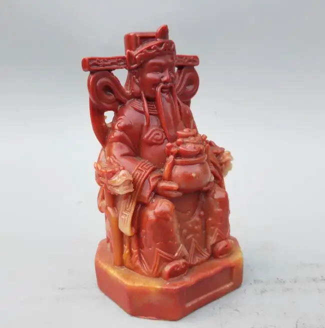 China Shoushan stone god of wealth Buddha statue