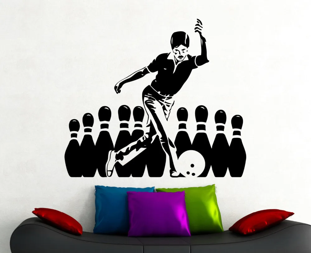 Bowling Stickers Sports Wall Decal Home Interior Living Room Decoration Bowling Club Interior Decor Vinyl Art Waterproof Sticker
Bowling Stickers Sports Wall Decal Home Interior Living Room Decoration Bowling Club Interior Decor Vinyl Art Waterproof Sticker